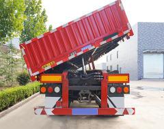 3axle truck 40feet Rear Tail Dumper Dump Tipper Side Wall Sloper Semi Trailers Tri for sale