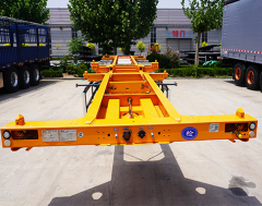 2Axle 3Axle Truck 40feet skeleton Skeletal Container Chassis Semi Trailers Tri for sale