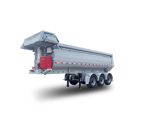 3axle truck 40feet Rear Tail Dumper Dump Tipper Side Wall Sloper Semi Trailers Tri for sale