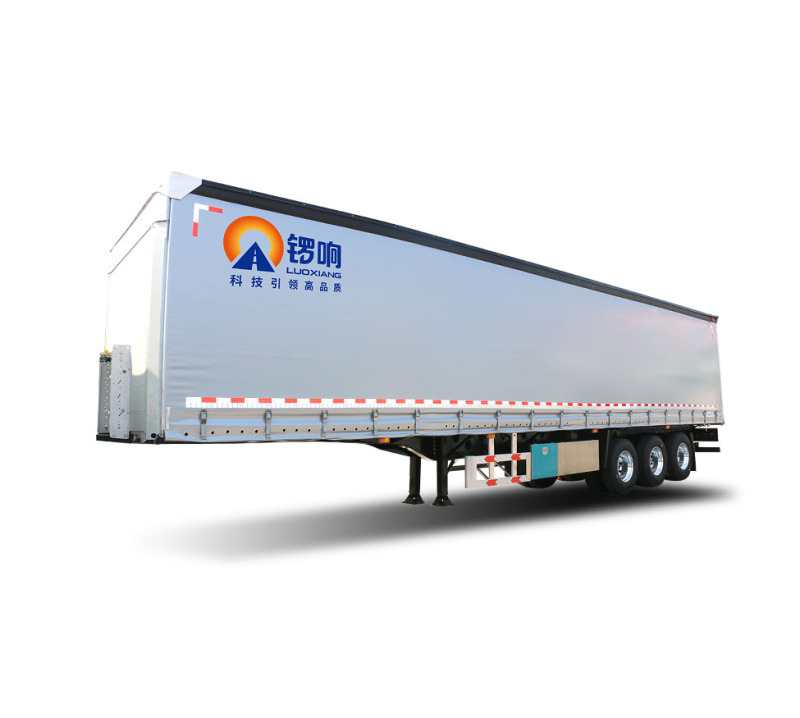 3axle truck 40feet Side Curtain Semi Trailers Tri for sale