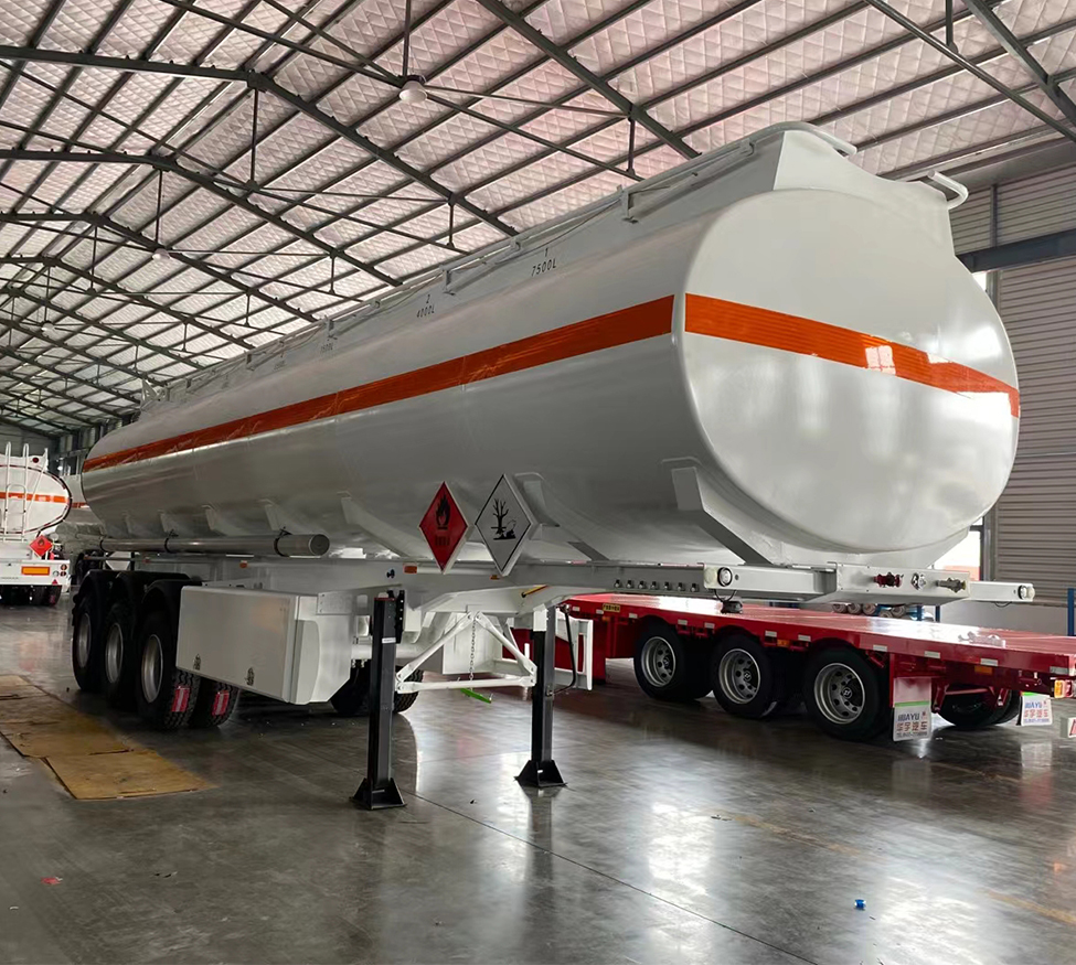 3Axle Truck 40feet Tanker Fuel Petrol Oil Gasoline Tank Semi Trailers Tri For Sale