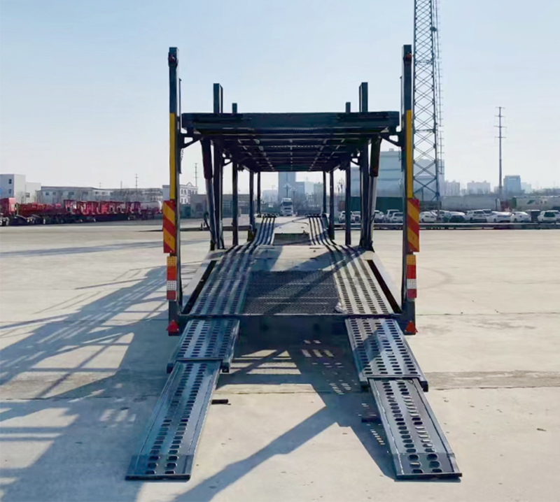 3axle 40feet Truck Auto Car Carrier Vehicle Shipping Semi Trailers Tri for Sale