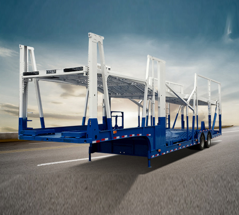 3axle 40feet Truck Auto Car Carrier Vehicle Shipping Semi Trailers Tri for Sale