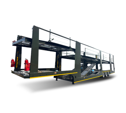 3axle 40feet Truck Auto Car Carrier Vehicle Shipping Semi Trailers Tri for Sale