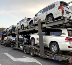 3axle 40feet Truck Auto Car Carrier Vehicle Shipping Semi Trailers Tri for Sale