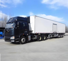 3axle 40feet Truck Refer Refrigerator Refrigerate Cold Fresh Food Storage Van Container Box Semi Trailer Tri for Sale