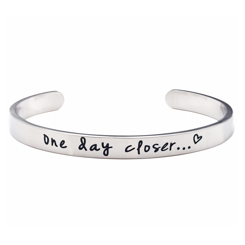 LParkin One Day Closer Bracelet Deployment Gift Military Jewelry Gifts Wife Girlfriend Long Distance Relationship Jewelry