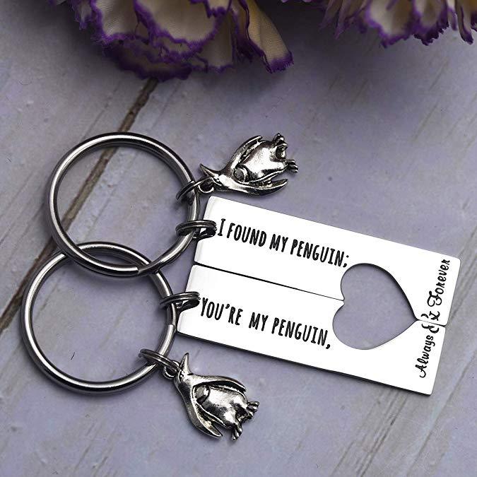 Lover Gifts Couple Keychains Boyfriend Girlfriend Keychains for Women