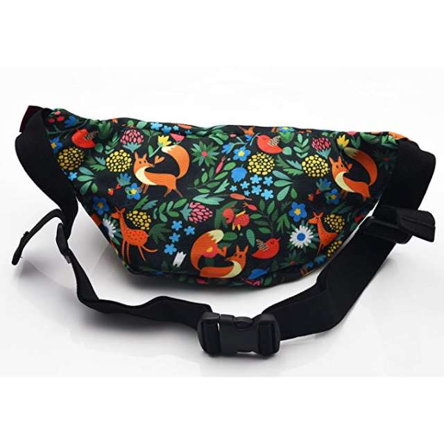 Fox Gift Bags Forest Fanny Pack Hip Waist Bum Belt Hip Pouch Bags