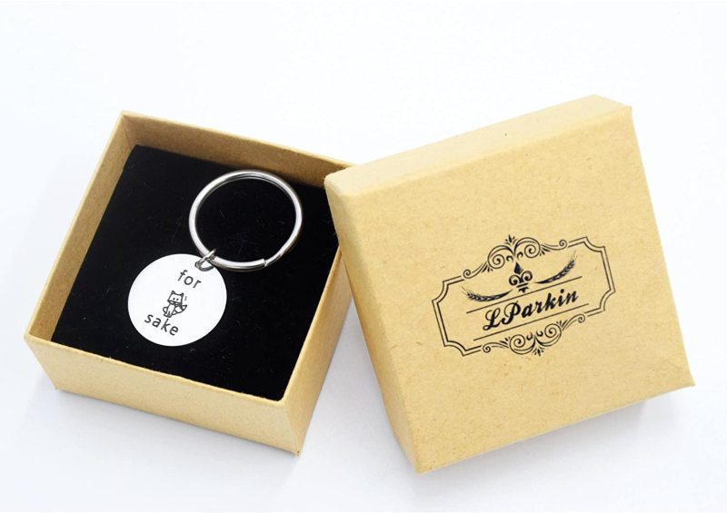 LParkin for Fox Sake Zero Fox Given Stainless Steel Funny Keychain Gift