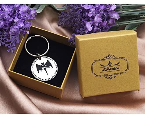 Father's Day Keychain I Love You Dad Gifts for Dad Mens Gift to The World You are One Person