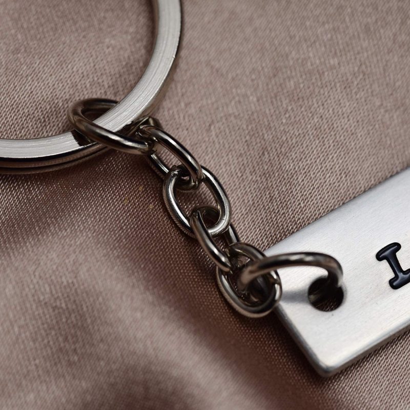 LParkin Father of The Bride Gifts Dad Keychain I Love You Dad Keychains Stainless Steel Dad Gifts from Daughter