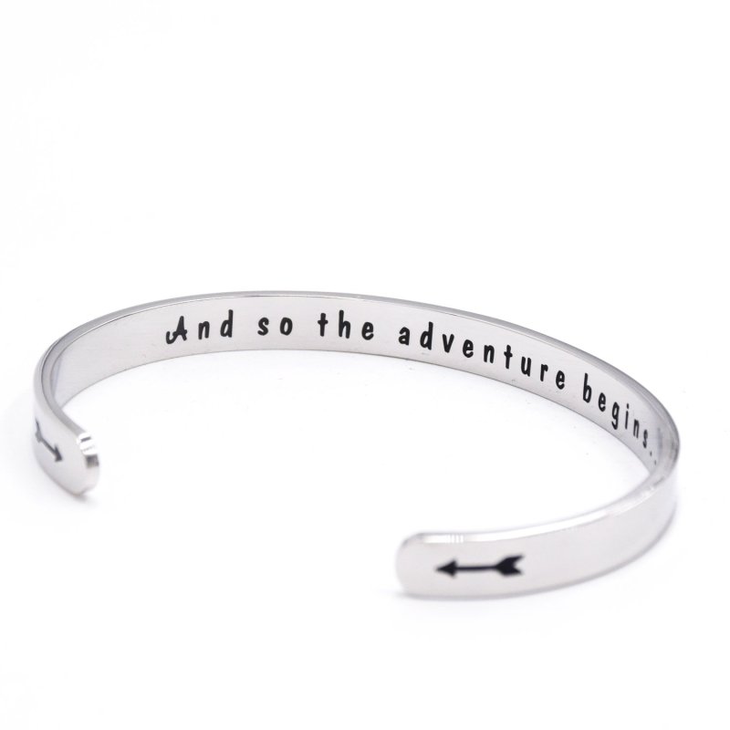 LParkin College High School Graduation Gifts for Her Him 2020 and So The Adventure Begins Bracelet Travel Gifts Class of 2020