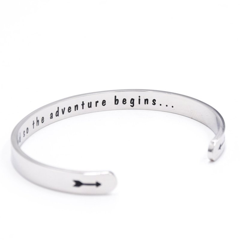 LParkin College High School Graduation Gifts for Her Him 2020 and So The Adventure Begins Bracelet Travel Gifts Class of 2020