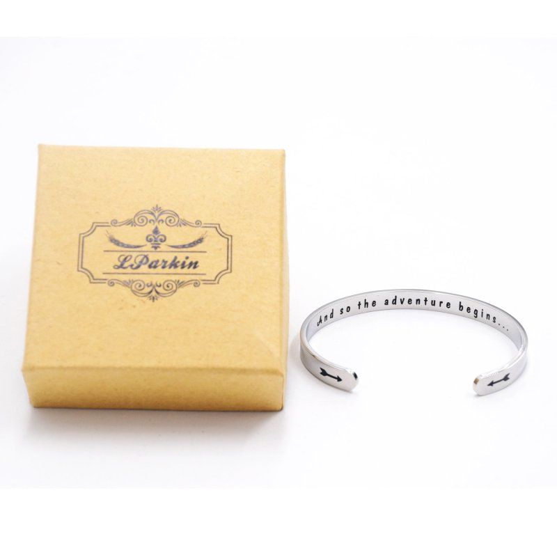 LParkin College High School Graduation Gifts for Her Him 2020 and So The Adventure Begins Bracelet Travel Gifts Class of 2020