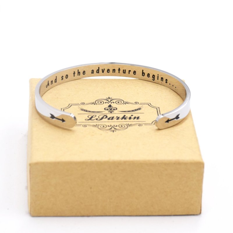 LParkin College High School Graduation Gifts for Her Him 2020 and So The Adventure Begins Bracelet Travel Gifts Class of 2020