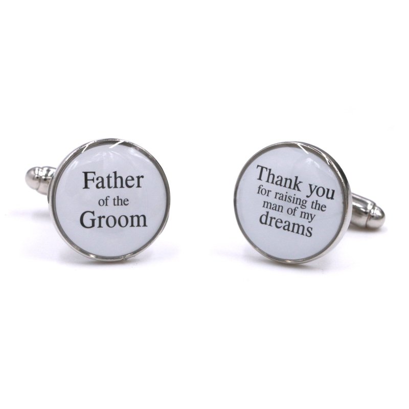 LParkin Father of The Groom Cufflinks, Wedding Cufflinks