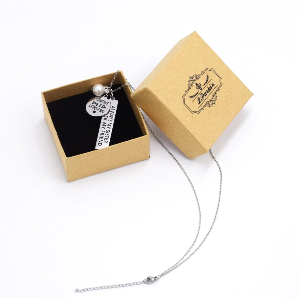 LParkin I Couldn't Say I Do Without You Always My Sister Forever My Friend Sister Necklace