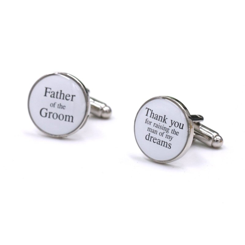 LParkin Father of The Groom Cufflinks, Wedding Cufflinks