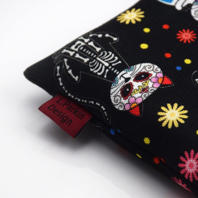 Book Sleeve Day of The Dead Cats Book Cover Medium Book Sleeves Teen Gift (Medium)