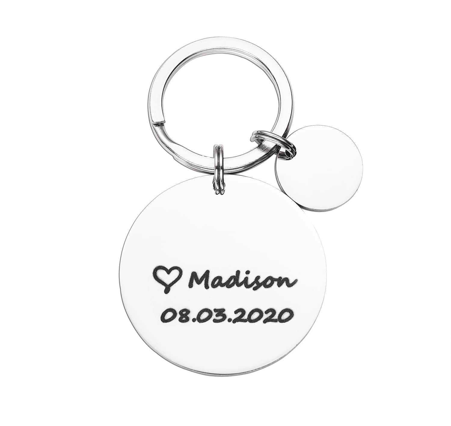 Father's Day Keychain - I'll Always Be Your Little Girl You Will Always Be My Hero Backside Personalized Keychain For Dad