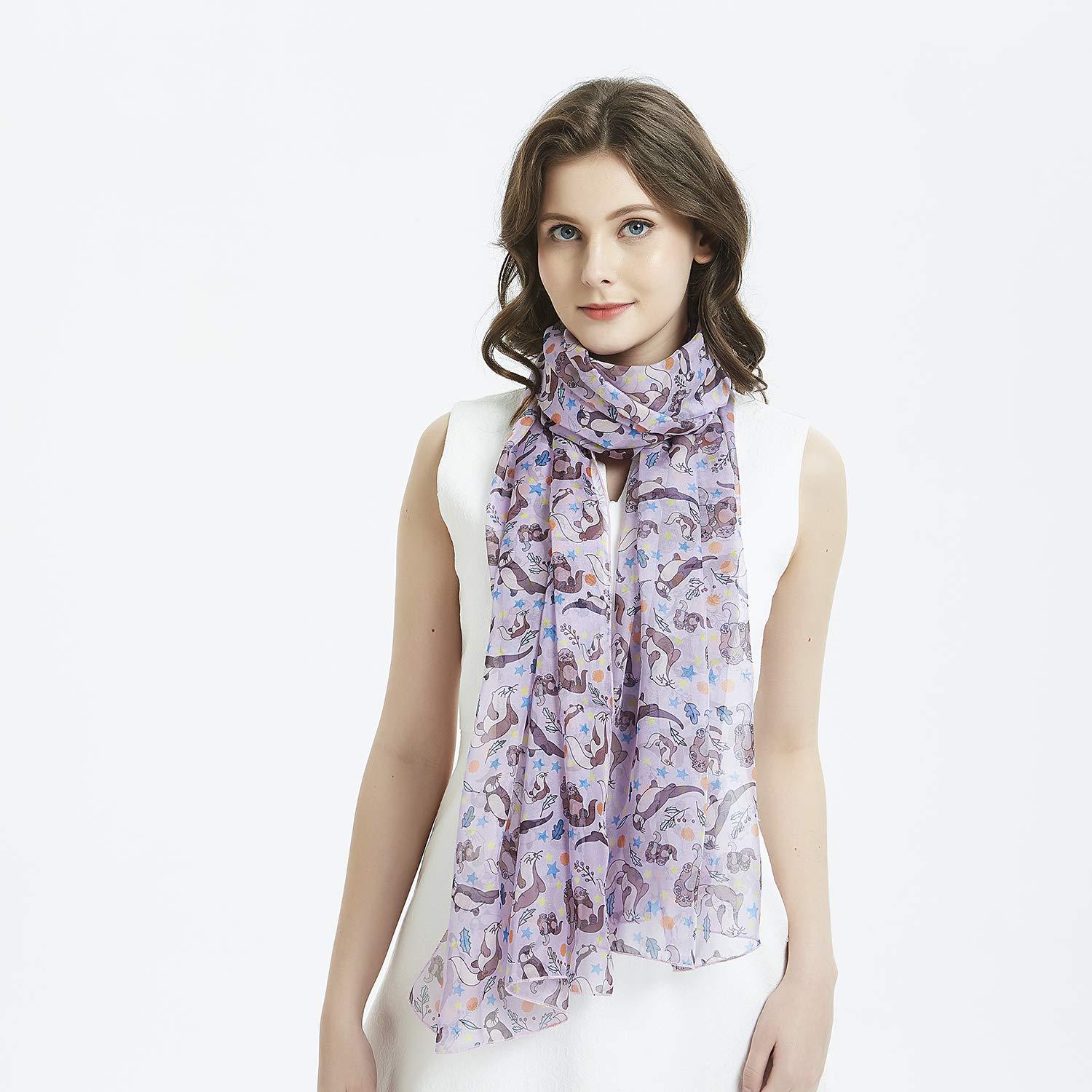 Seals Women Scarves Lightweight Shawl Head Wraps