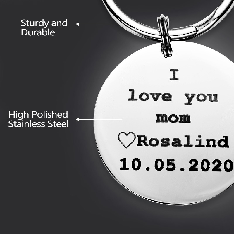 Everything I Am You Helped Me to Be Keychain Backside Personalized Mom Gifts Mom Christmas Gifts from Daughter Gifts for Mom Christmas Gifts for Mom