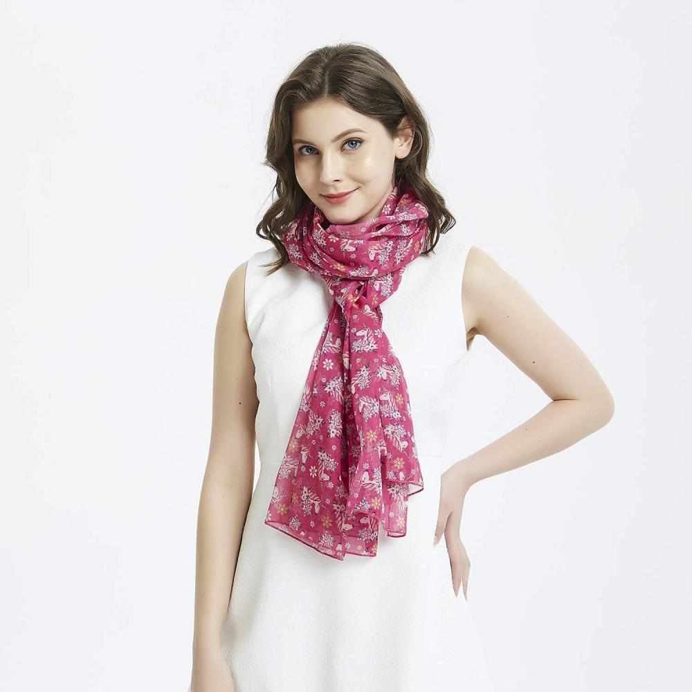 Unicorn Women Scarves Lightweight Shawl Head Wraps
