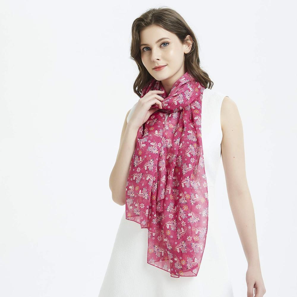 Unicorn Women Scarves Lightweight Shawl Head Wraps