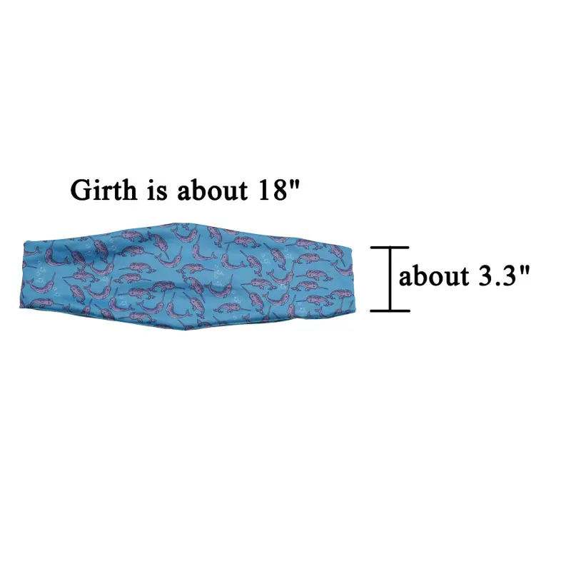 LParkin Narwhal Head Bands for Adults - Wide Headbands - Gift for Wife - Adult Headband - Headband Women - Hair Headband