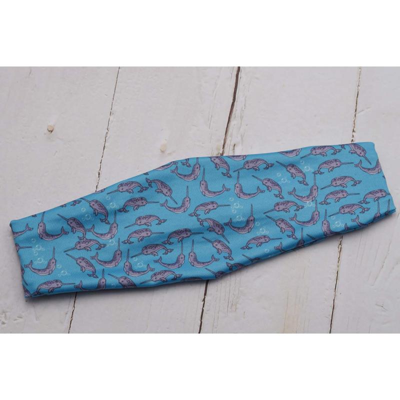 LParkin Narwhal Head Bands for Adults - Wide Headbands - Gift for Wife - Adult Headband - Headband Women - Hair Headband