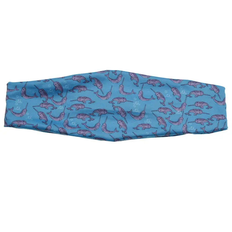 LParkin Narwhal Head Bands for Adults - Wide Headbands - Gift for Wife - Adult Headband - Headband Women - Hair Headband