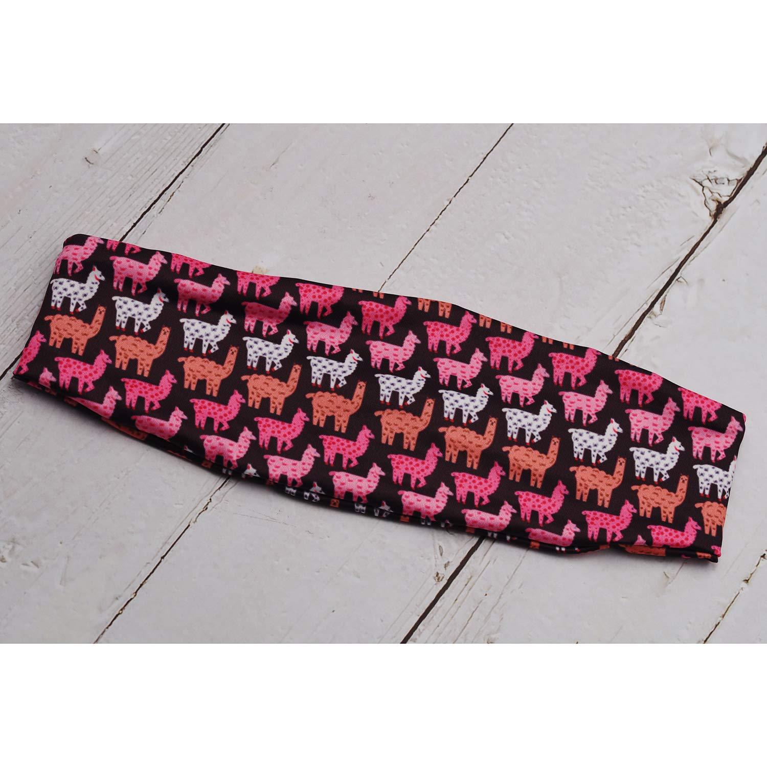 LParkin Llama Head Bands for Adults - Wide Headbands - Gift for Wife - Adult Headband - Headband Women - Hair Headband