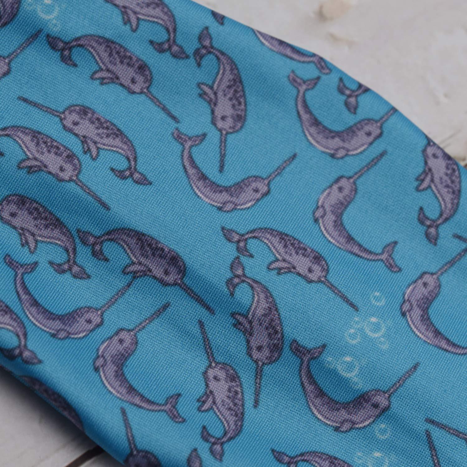 LParkin Narwhal Head Bands for Adults - Wide Headbands - Gift for Wife - Adult Headband - Headband Women - Hair Headband