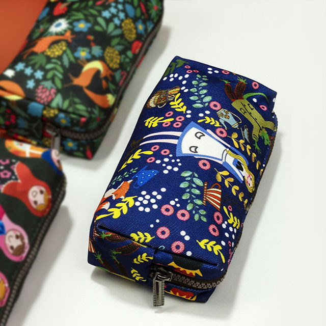 LParkin Alice in the Wonderland Pencil Case for Girls Pouch Teacher Gift Gadget Bag Make Up Case Cosmetic Bag Stationary School Supplies Kawaii Pencil