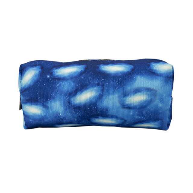 LParkin Galaxy Pencil Case for Boys Space Canvas Pen Bag Pouch Gadget Stationary Case Makeup Cosmetic Bag Students Box