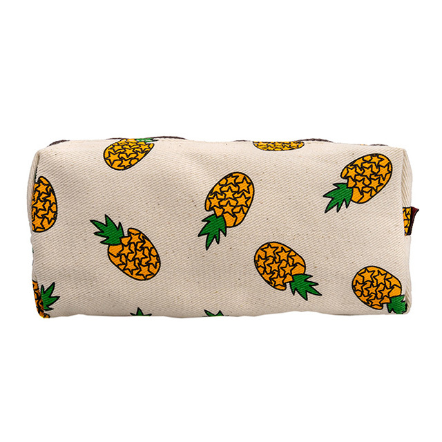 LParkin Cute Pineapple Pencil Case for Girls Pouch Teacher Gift Gadget Bag Make Up Case Cosmetic Bag Stationary School Supplies Kawaii Pencil Box
