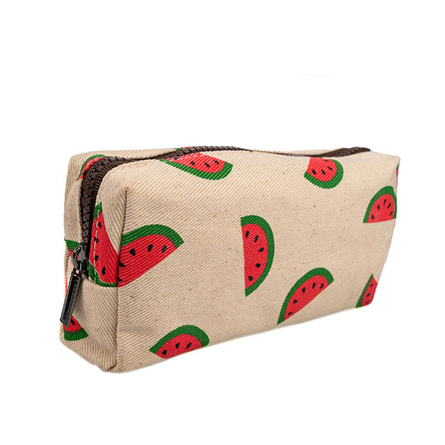 LParkin Cute Watermelon Pencil Case for Girls Pouch Teacher Gift Gadget Bag Make Up Case Cosmetic Bag Stationary School Supplies Kawaii Pencil Box
