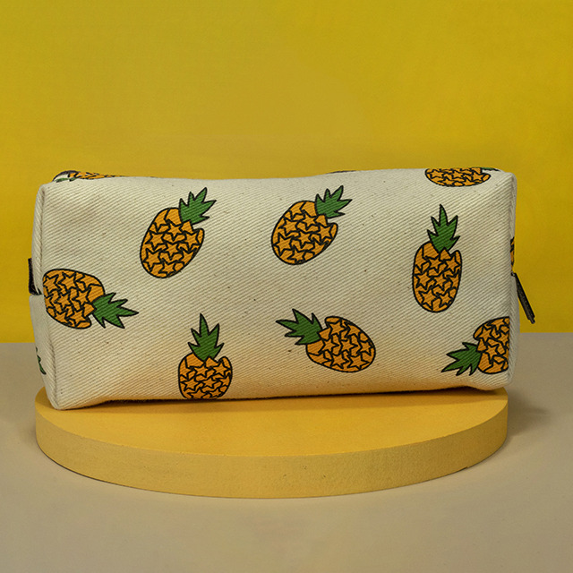 LParkin Cute Pineapple Pencil Case for Girls Pouch Teacher Gift Gadget Bag Make Up Case Cosmetic Bag Stationary School Supplies Kawaii Pencil Box