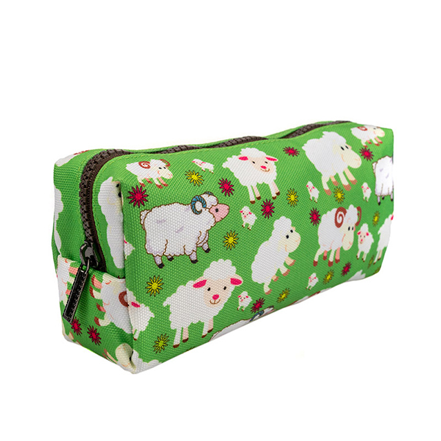 LParkin Cute Sheep Pencil Case for Girls Pouch Teacher Gift Gadget Bag Make Up Case Cosmetic Bag Stationary School Supplies Kawaii Pencil Box