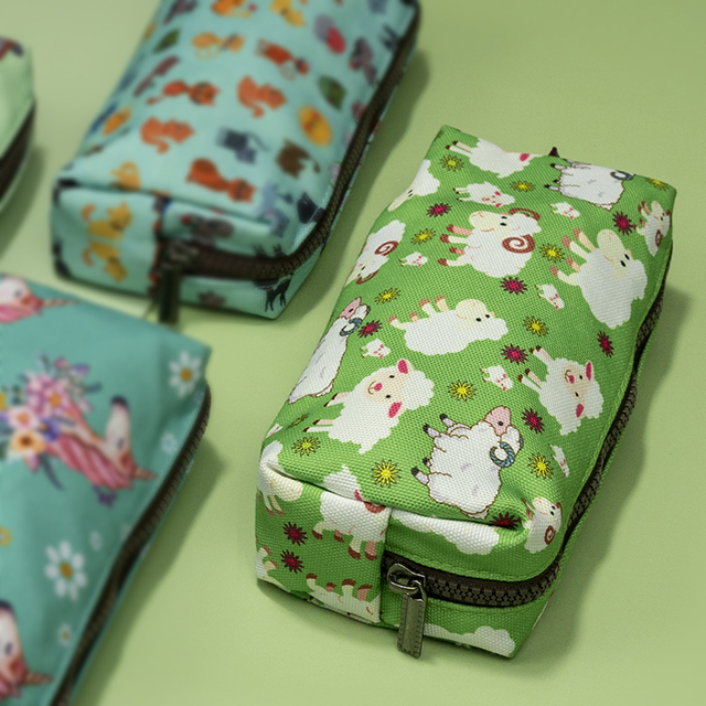 LParkin Cute Sheep Pencil Case for Girls Pouch Teacher Gift Gadget Bag Make Up Case Cosmetic Bag Stationary School Supplies Kawaii Pencil Box