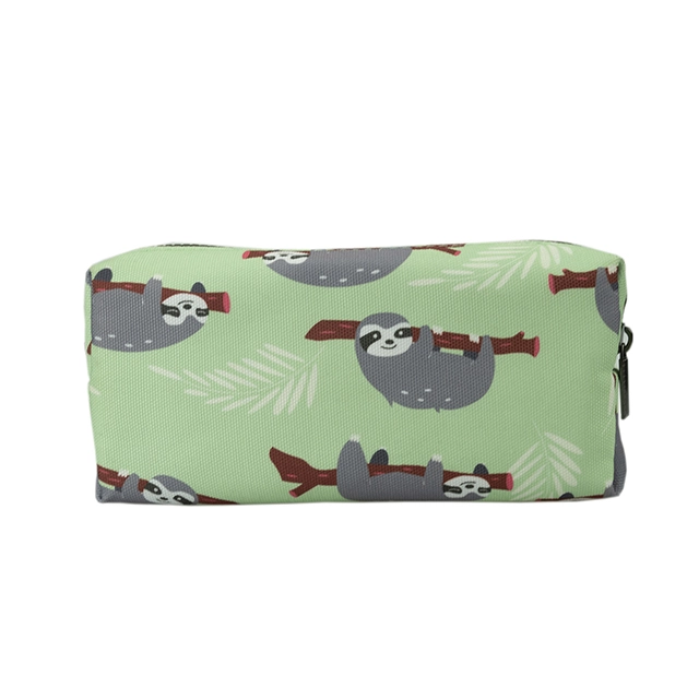 LParkin Cute Sloth Pencil Case for Girls Pouch Teacher Gift Gadget Bag Make Up Case Cosmetic Bag Stationary School Supplies Kawaii Pencil Box