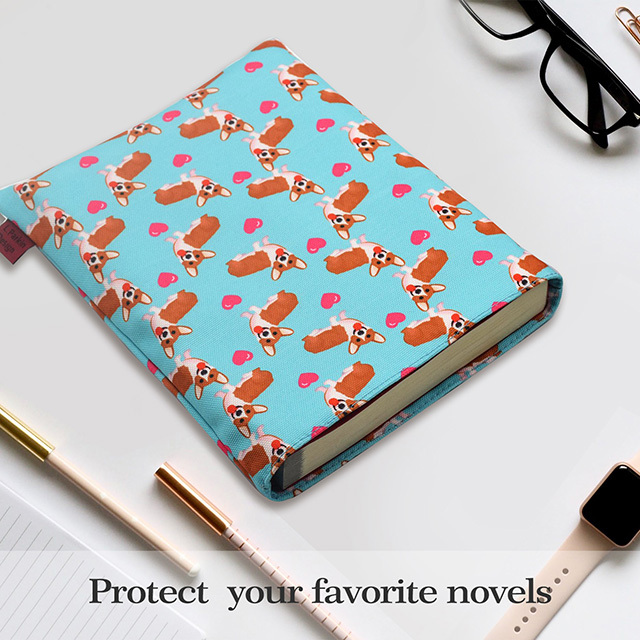 Corgi Dog Book Sleeve Book Cover Book Sleeves Teen Gift