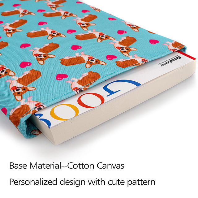 Corgi Dog Book Sleeve Book Cover Book Sleeves Teen Gift