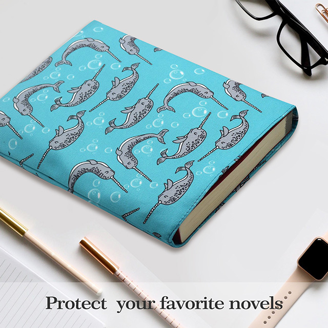 Narwhal Book Sleeve Book Cover Book Sleeves Teen Gift