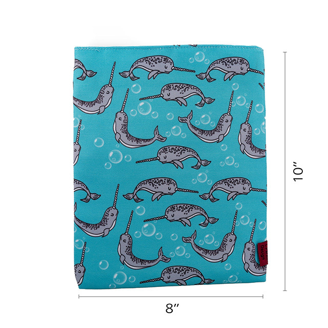 Narwhal Book Sleeve Book Cover Book Sleeves Teen Gift