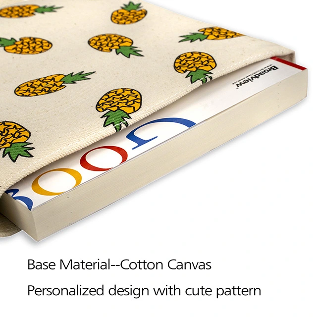 Pineapple Book Sleeve Book Cover Small Book Sleeves Teen Gift