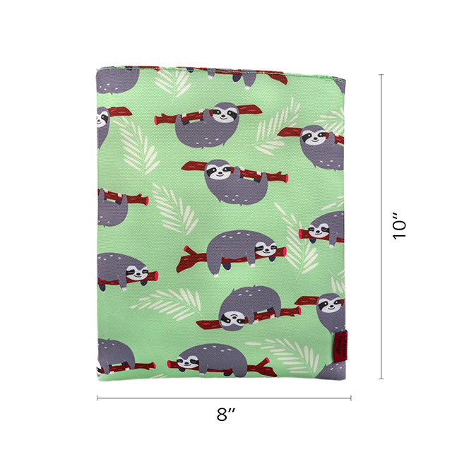 Sloth Book Sleeve Book Cover Book Sleeves Teen Gift