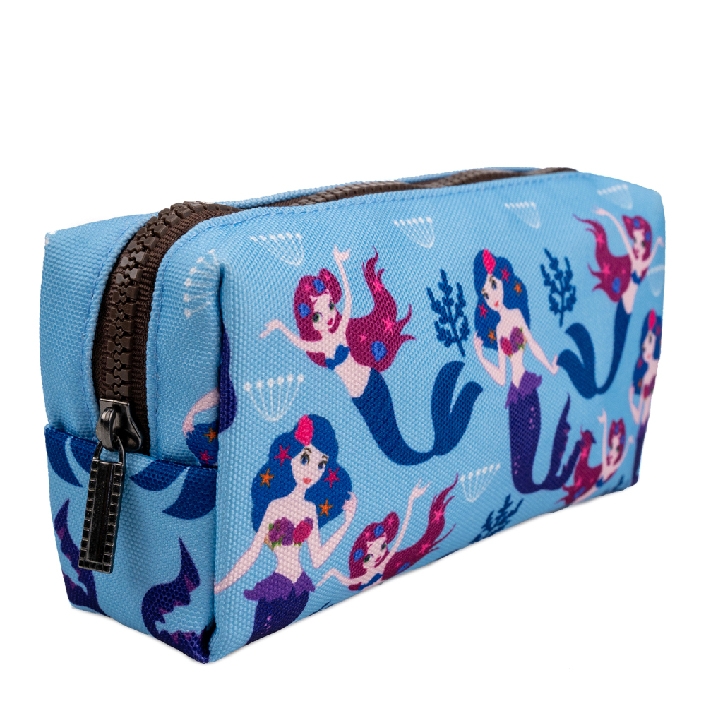 LParkin Cute mermaid Pencil Case for Girls Pouch Teacher Gift Gadget Bag Make Up Case Cosmetic Bag Stationary School Supplies Kawaii Pencil Box