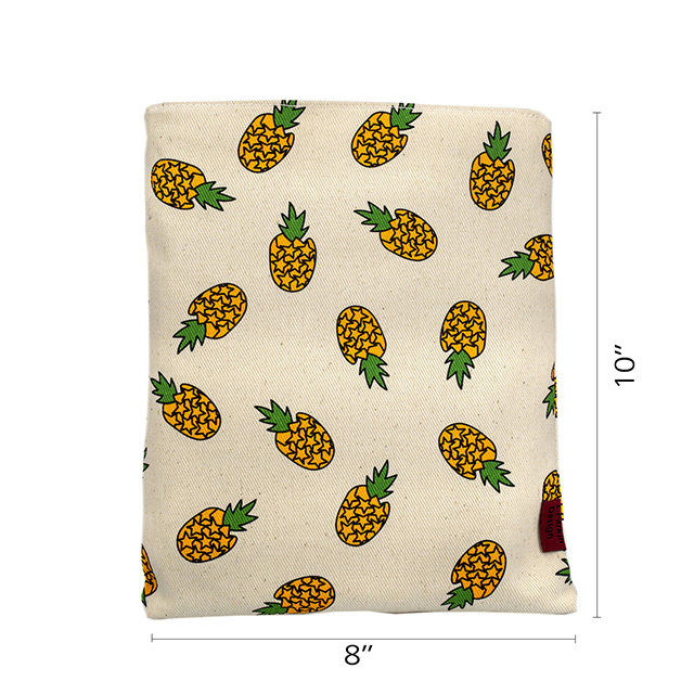Pineapple Book Sleeve Book Cover Small Book Sleeves Teen Gift